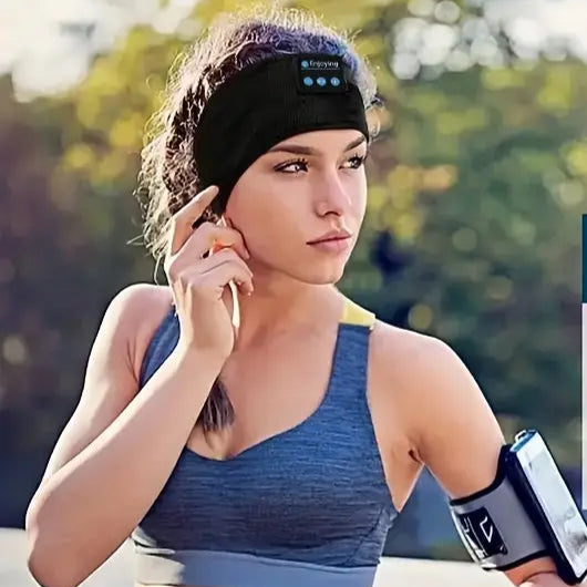 Bandeau Sommeil & Sport avec Écouteurs Bluetooth