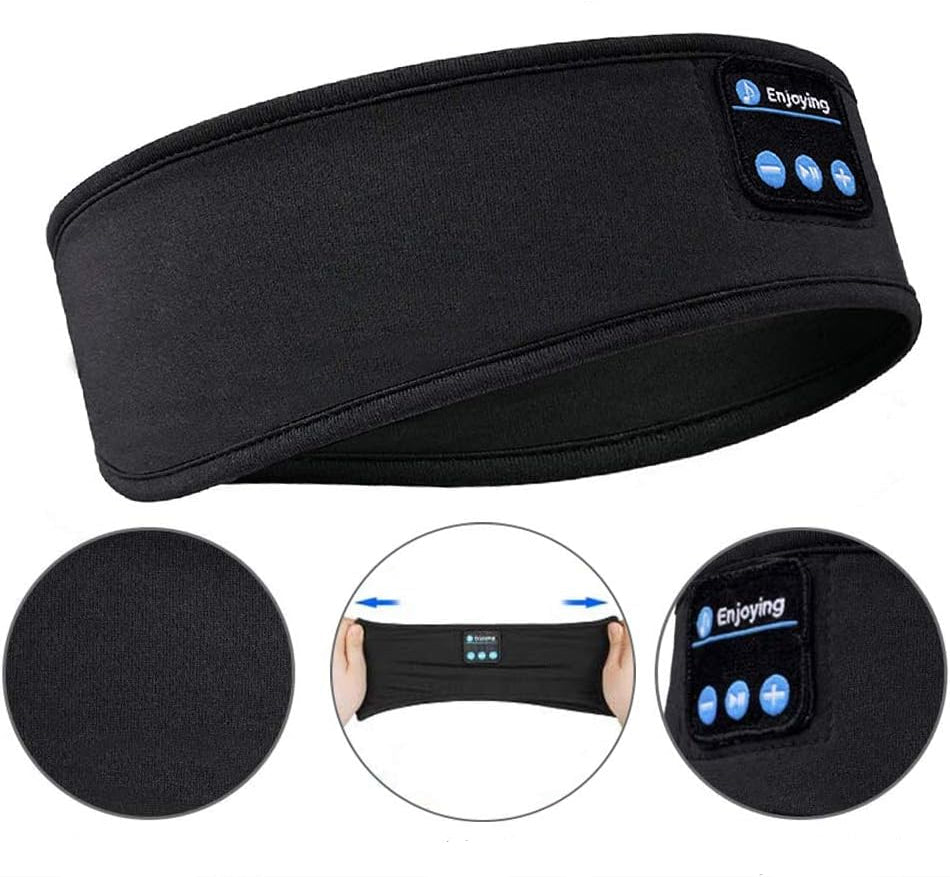 Bandeau Sommeil & Sport avec Écouteurs Bluetooth