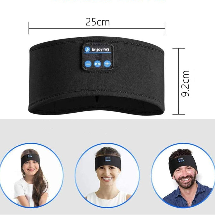 Bandeau Sommeil & Sport avec Écouteurs Bluetooth
