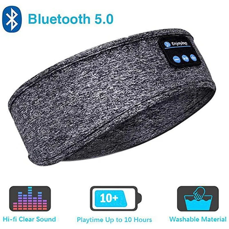 Bandeau Sommeil & Sport avec Écouteurs Bluetooth