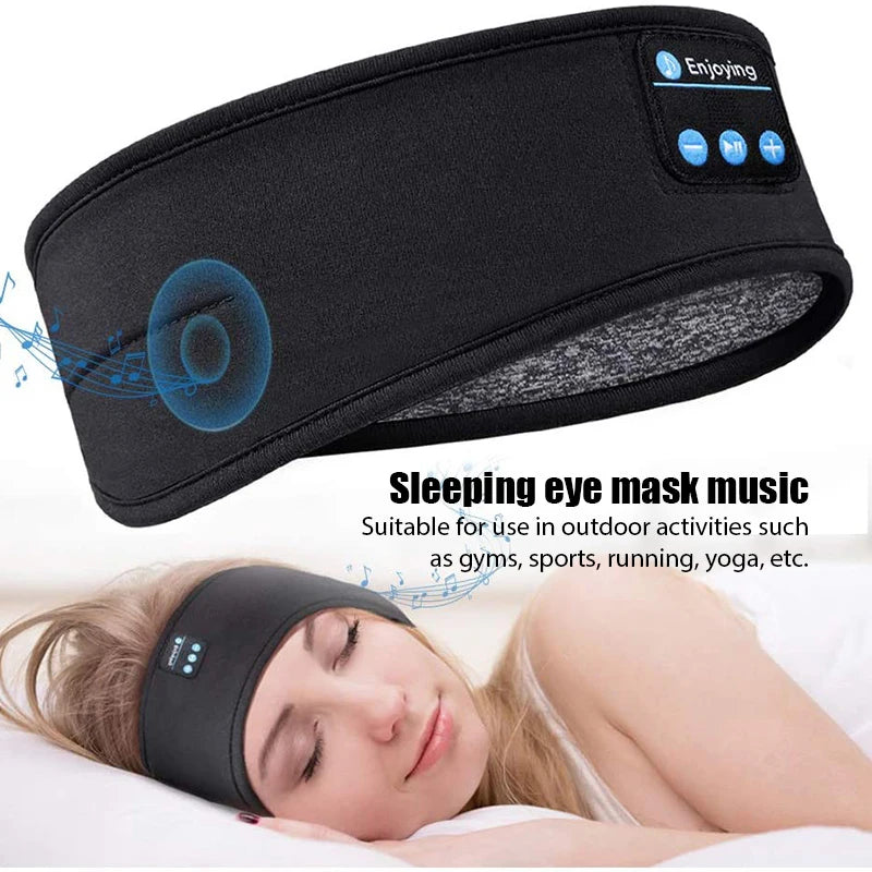 Bandeau Sommeil & Sport avec Écouteurs Bluetooth