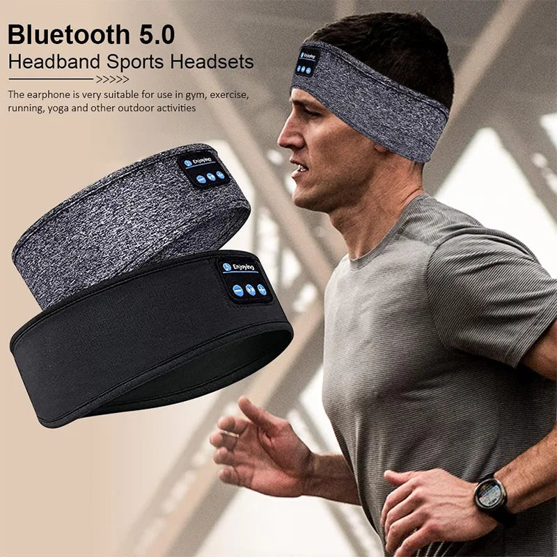 Bandeau Sommeil & Sport avec Écouteurs Bluetooth